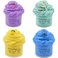 Los mejores  - Luclay Slime Putty Slime- 4 Paquetes Kit de Limo de Mantequilla Suave Juguetes para aliviar el estrés para niños…